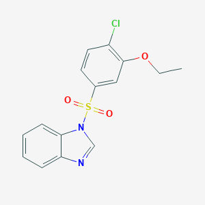 1-(4-Chloro-3-ethoxyphenyl)sulfonylbenzimidazole