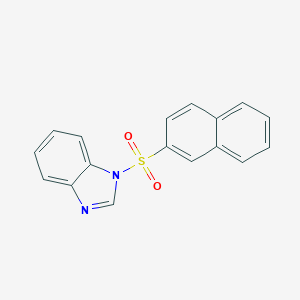 molecular formula C17H12N2O2S B344874 1-Naphthalen-2-ylsulfonylbenzimidazole CAS No. 93326-71-7