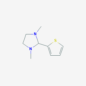 molecular formula C9H14N2S B034488 1,3-二甲基-2-(2-噻吩基)咪唑烷 CAS No. 104208-13-1