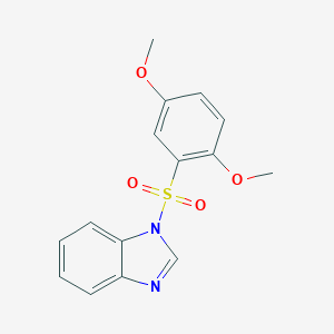molecular formula C15H14N2O4S B344888 1-(2,5-Dimethoxyphenyl)sulfonylbenzimidazole CAS No. 364621-70-5