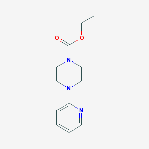 molecular formula C12H17N3O2 B3448961 ethyl 4-(2-pyridinyl)-1-piperazinecarboxylate 