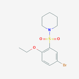 molecular formula C13H18BrNO3S B344923 1-(5-Bromo-2-ethoxyphenyl)sulfonylpiperidine CAS No. 446309-25-7
