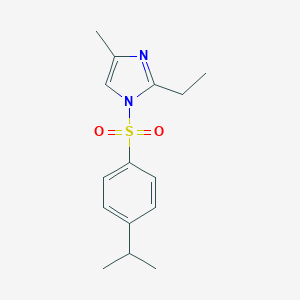 molecular formula C15H20N2O2S B344929 2-ethyl-1-[(4-isopropylphenyl)sulfonyl]-4-methyl-1H-imidazole CAS No. 433688-32-5