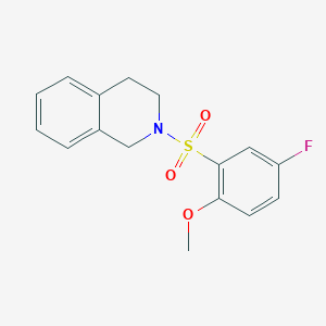 2-[(5-Fluoro-2-methoxyphenyl)sulfonyl]-1,2,3,4-tetrahydroisoquinoline