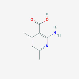 molecular formula C8H10N2O2 B034494 2-氨基-4,6-二甲基烟酸 CAS No. 106837-89-2