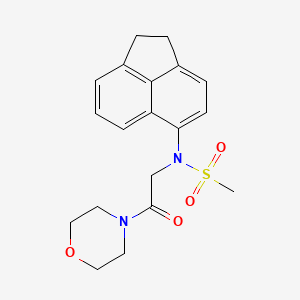 N-Acenaphthen-5-yl-N-(2-morpholin-4-yl-2-oxo-ethyl)-methanesulfonamide