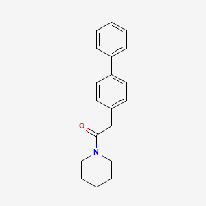 1-(4-biphenylylacetyl)piperidine