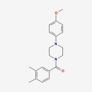 1-(3,4-dimethylbenzoyl)-4-(4-methoxyphenyl)piperazine