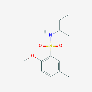 N-butan-2-yl-2-methoxy-5-methylbenzenesulfonamide