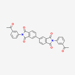 2,2'-bis(3-acetylphenyl)-1H,1'H-5,5'-biisoindole-1,1',3,3'(2H,2'H)-tetrone