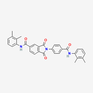 N-(2,3-dimethylphenyl)-2-(4-{[(2,3-dimethylphenyl)amino]carbonyl}phenyl)-1,3-dioxo-5-isoindolinecarboxamide