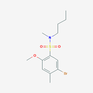 5-bromo-N-butyl-2-methoxy-N,4-dimethylbenzenesulfonamide