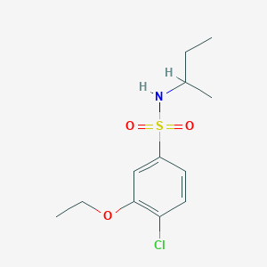 N-butan-2-yl-4-chloro-3-ethoxybenzenesulfonamide