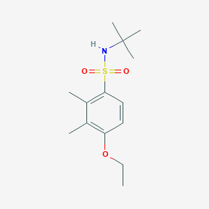 molecular formula C14H23NO3S B345052 (Tert-butyl)[(4-ethoxy-2,3-dimethylphenyl)sulfonyl]amine CAS No. 898650-26-5