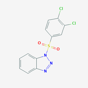 molecular formula C12H7Cl2N3O2S B345062 1-(3,4-Dichlorophenyl)sulfonylbenzotriazole CAS No. 4255-95-2