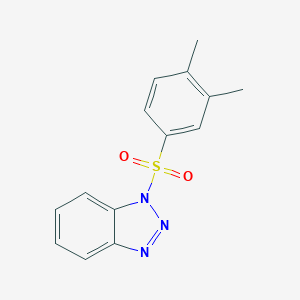 molecular formula C14H13N3O2S B345068 1-(3,4-Dimethylphenyl)sulfonylbenzotriazole CAS No. 438478-22-9