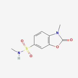 N,3-dimethyl-2-oxo-2,3-dihydro-1,3-benzoxazole-6-sulfonamide