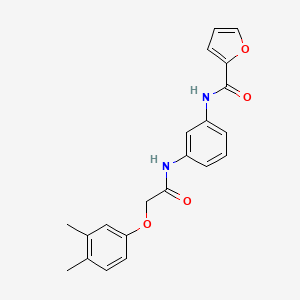 N-(3-{[2-(3,4-dimethylphenoxy)acetyl]amino}phenyl)-2-furamide