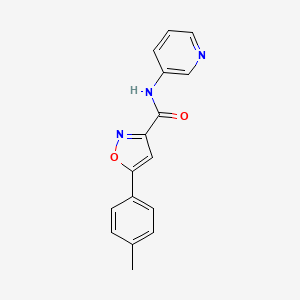 5-(4-methylphenyl)-N-3-pyridinyl-3-isoxazolecarboxamide