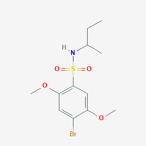 [(4-Bromo-2,5-dimethoxyphenyl)sulfonyl](methylpropyl)amine