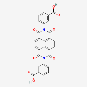 molecular formula C28H14N2O8 B3452203 3-[7-(3-CARBOXYPHENYL)-1,3,6,8-TETRAOXO-3,6,7,8-TETRAHYDROBENZO[LMN][3,8]PHENANTHROLIN-2(1H)-YL]BENZOIC ACID 