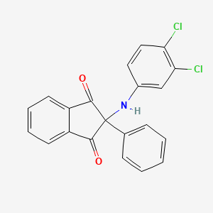 2-[(3,4-dichlorophenyl)amino]-2-phenyl-1H-indene-1,3(2H)-dione