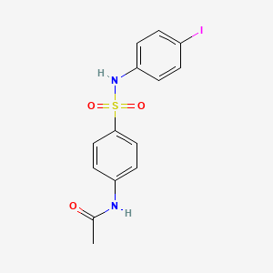 N-(4-{[(4-iodophenyl)amino]sulfonyl}phenyl)acetamide