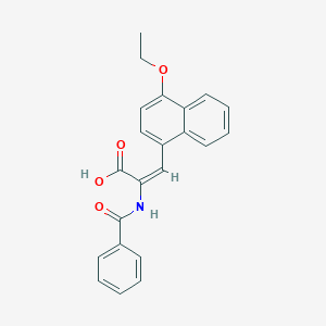 2-(benzoylamino)-3-(4-ethoxy-1-naphthyl)acrylic acid