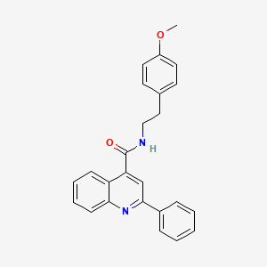 N-[2-(4-methoxyphenyl)ethyl]-2-phenyl-4-quinolinecarboxamide