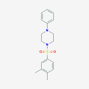 1-[(3,4-Dimethylphenyl)sulfonyl]-4-phenylpiperazine