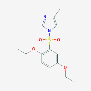 1-(2,5-Diethoxyphenyl)sulfonyl-4-methylimidazole