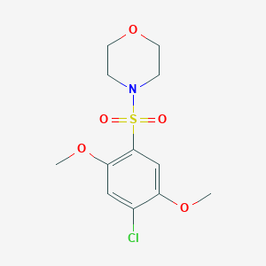 molecular formula C12H16ClNO5S B345237 4-(4-Chloro-2,5-dimethoxyphenyl)sulfonylmorpholine CAS No. 313403-08-6