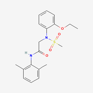 N-(2,6-dimethylphenyl)-2-(2-ethoxy-N-methylsulfonylanilino)acetamide