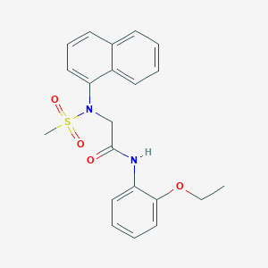 N~1~-(2-ethoxyphenyl)-N~2~-(methylsulfonyl)-N~2~-1-naphthylglycinamide