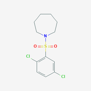 molecular formula C12H15Cl2NO2S B345257 1-(2,5-Dichlorophenyl)sulfonylazepane CAS No. 519145-91-6