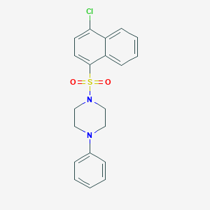 1-[(4-Chloro-1-naphthyl)sulfonyl]-4-phenylpiperazine