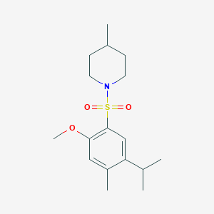 1-((5-Isopropyl-2-methoxy-4-methylphenyl)sulfonyl)-4-methylpiperidine