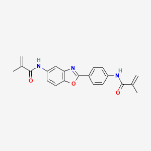 N-{4-[5-(methacryloylamino)-1,3-benzoxazol-2-yl]phenyl}-2-methylacrylamide