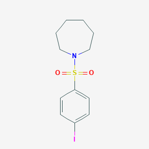 molecular formula C12H16INO2S B345284 1-(4-Iodophenyl)sulfonylazepane CAS No. 326885-28-3