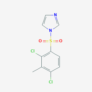 molecular formula C10H8Cl2N2O2S B345285 1-(2,4-Dichloro-3-methylphenyl)sulfonylimidazole CAS No. 442554-59-8