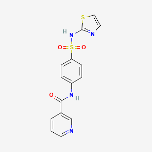 N-{4-[(1,3-THIAZOL-2-YL)SULFAMOYL]PHENYL}PYRIDINE-3-CARBOXAMIDE