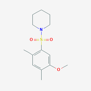 molecular formula C14H21NO3S B345289 1-(5-Methoxy-2,4-dimethylphenyl)sulfonylpiperidine CAS No. 446309-19-9