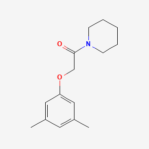 molecular formula C15H21NO2 B3452912 1-[(3,5-dimethylphenoxy)acetyl]piperidine 