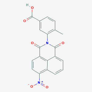 4-methyl-3-(6-nitro-1,3-dioxo-1H-benzo[de]isoquinolin-2(3H)-yl)benzoic acid