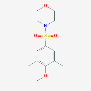 molecular formula C13H19NO4S B345293 4-(4-Methoxy-3,5-dimethylbenzenesulfonyl)morpholine CAS No. 751431-44-4