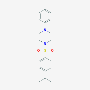 molecular formula C19H24N2O2S B345294 1-Phenyl-4-(4-propan-2-ylphenyl)sulfonylpiperazine CAS No. 326885-67-0