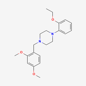 1-[(2,4-dimethoxyphenyl)methyl]-4-(2-ethoxyphenyl)piperazine