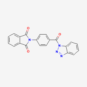 2-[4-(1H-1,2,3-benzotriazol-1-ylcarbonyl)phenyl]-1H-isoindole-1,3(2H)-dione