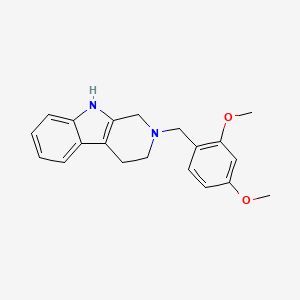 2-[(2,4-Dimethoxyphenyl)methyl]-1,3,4,9-tetrahydropyrido[3,4-b]indole