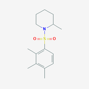 molecular formula C15H23NO2S B345302 2-Methyl-1-[(2,3,4-trimethylphenyl)sulfonyl]piperidine CAS No. 433965-69-6